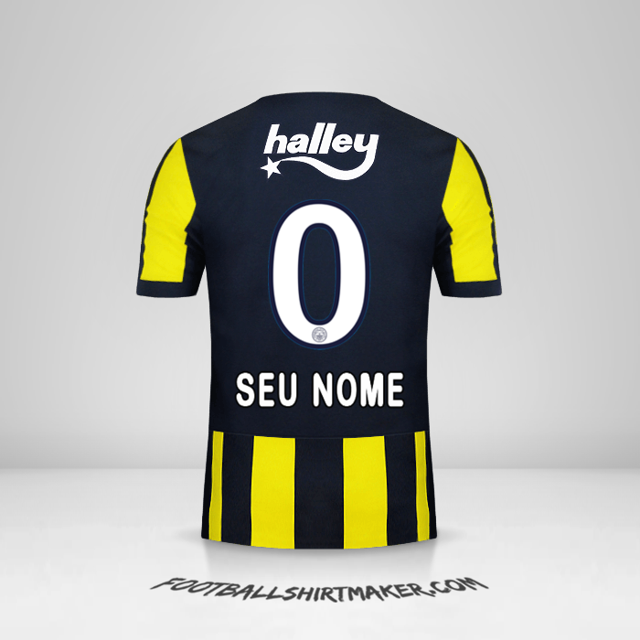 Camisa Fenerbahce SK 2017/18 -  seu nome - 0