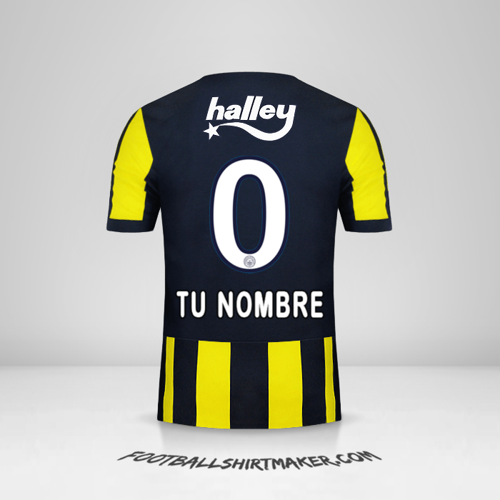 Camiseta Fenerbahce SK 2017/18 -  tu nombre - 0