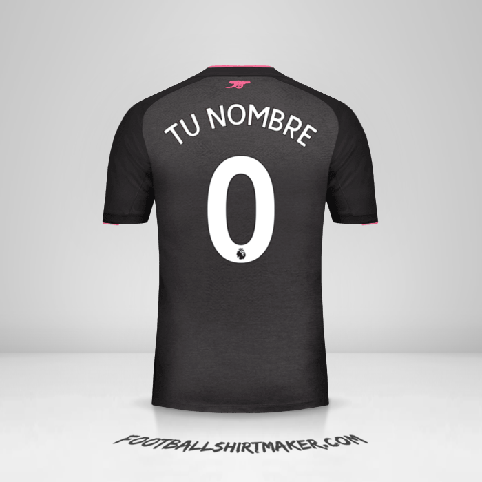 Jersey Arsenal 2017/18 III -  tu nombre - 0