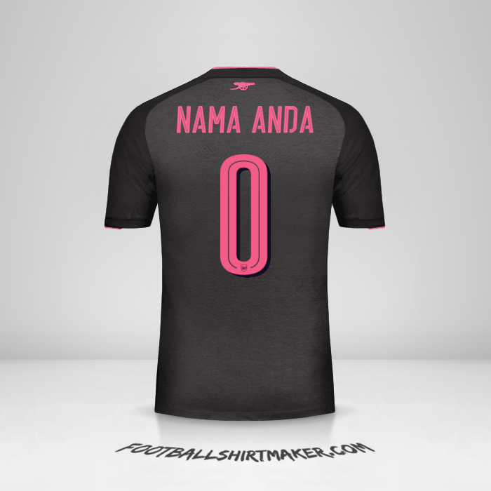 Jersey Arsenal Cup 2017/18 III -  nama anda - 0