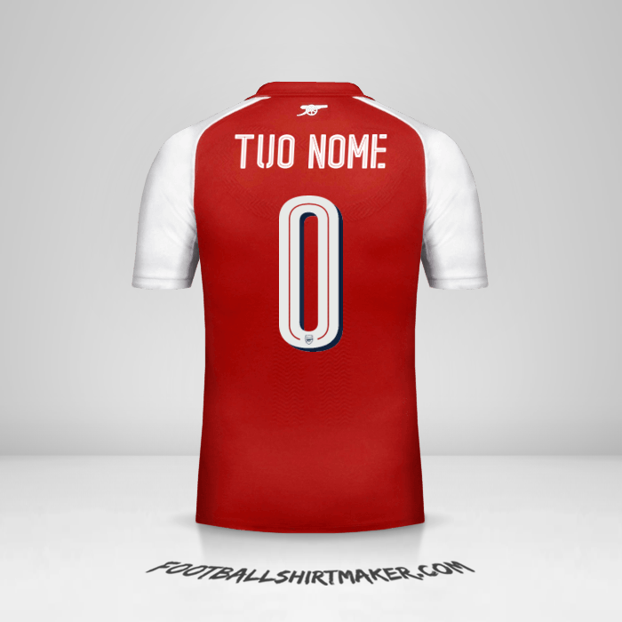 Maglia Arsenal Cup 2017/18 -  tuo nome - 0