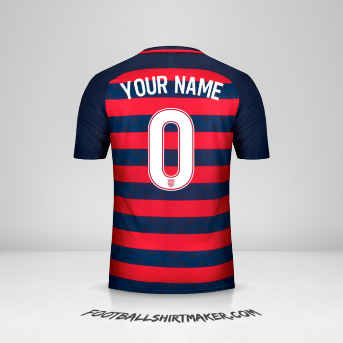 Shirt United States Gold Cup 2017 -  your name - 0