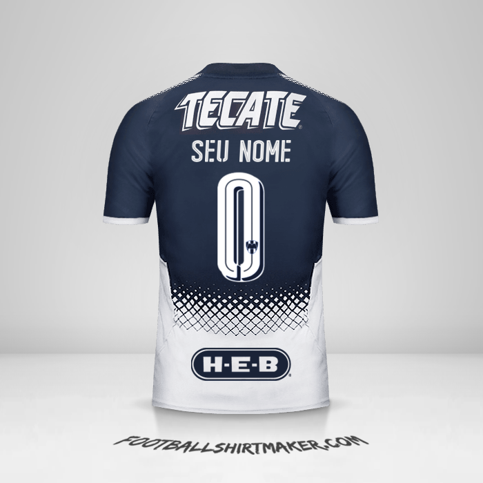 Camisa Monterrey 2017/18 -  seu nome - 0