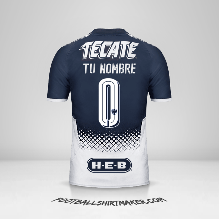 Jersey Monterrey 2017/18 -  tu nombre - 0