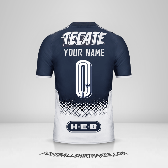 Jersey Monterrey 2017/18 -  your name - 0