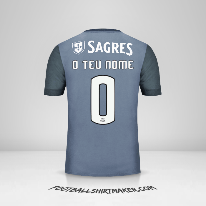 Camisola SL Benfica 2017/18 II -  o teu nome - 0