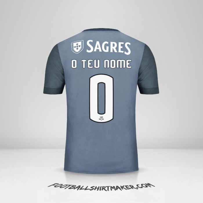 Camisola SL Benfica 2017/18 II -  o teu nome - 0