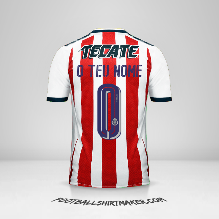 Camisola Guadalajara 2017/18 -  o teu nome - 0