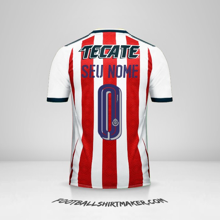 Camisa Guadalajara 2017/18 -  seu nome - 0