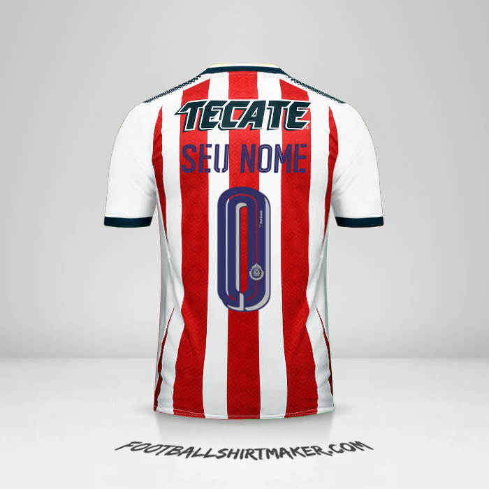 Camisa Guadalajara 2017/18 -  seu nome - 0