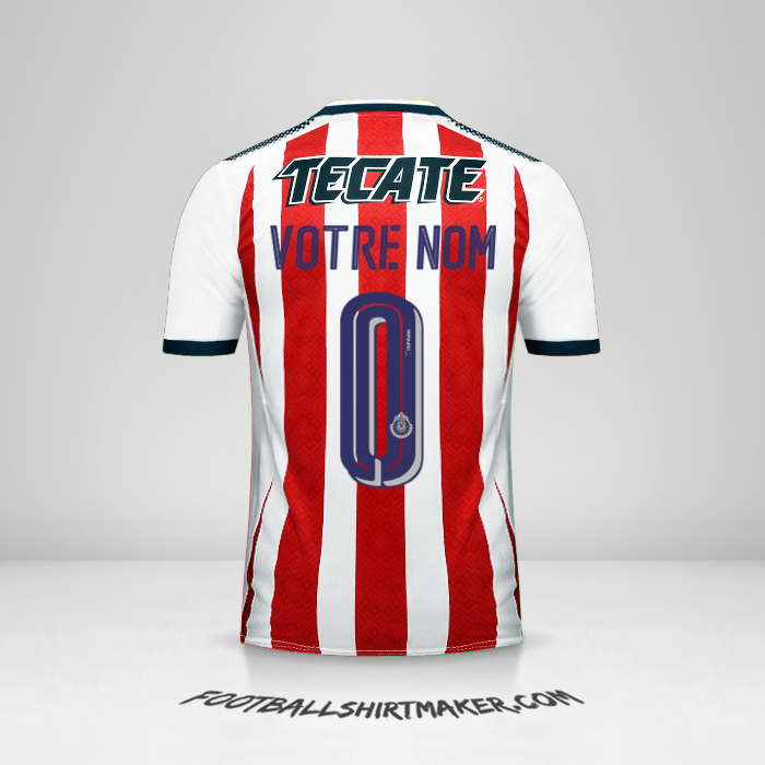 Maillot Guadalajara 2017/18 -  votre nom - 0