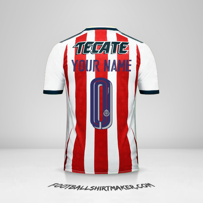 Jersey Guadalajara 2017/18 -  your name - 0