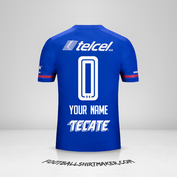 Jersey Cruz Azul 2017/18 -  your name - 0