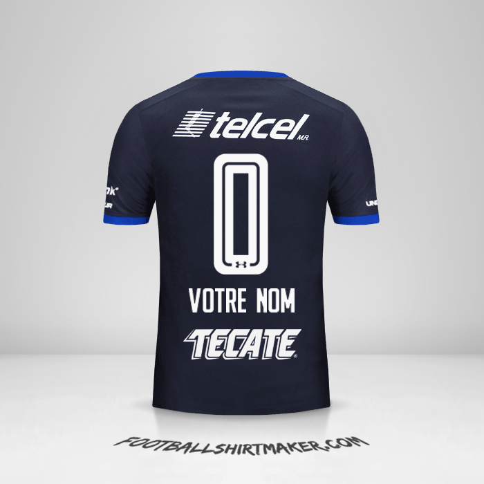 Maillot Cruz Azul 2017/18 III -  votre nom - 0