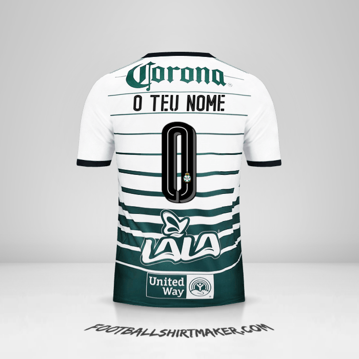 Camisola Santos Laguna 2017/18 -  o teu nome - 0