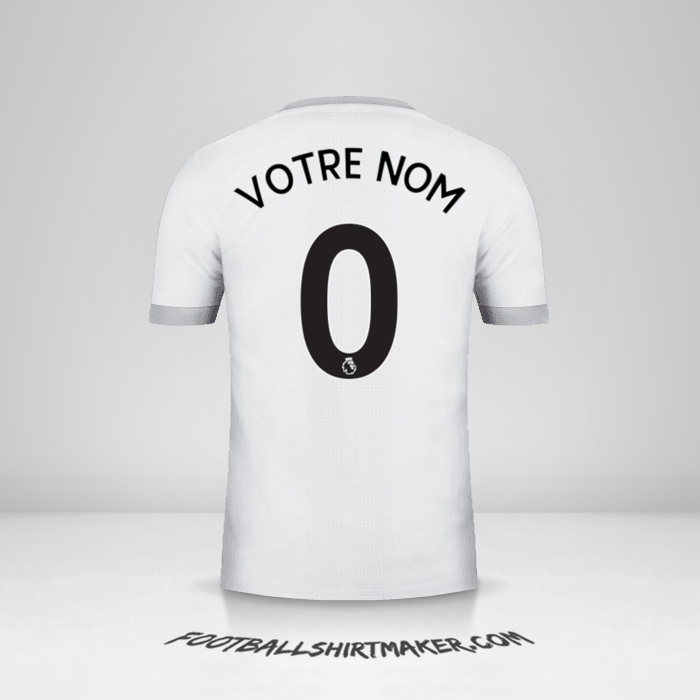 Maillot Manchester United 2017/18 III -  votre nom - 0