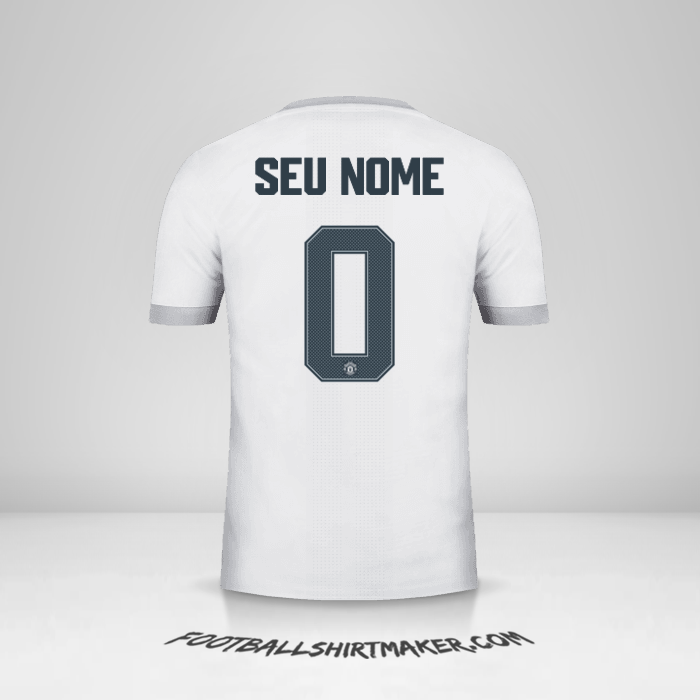 Camisa Manchester United 2017/18 Cup III -  seu nome - 0