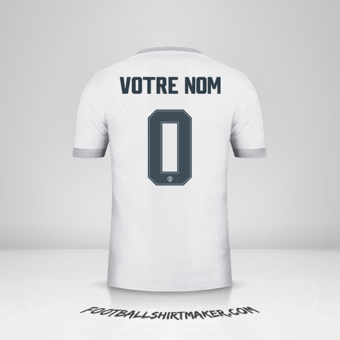 Maillot Manchester United 2017/18 Cup III -  votre nom - 0