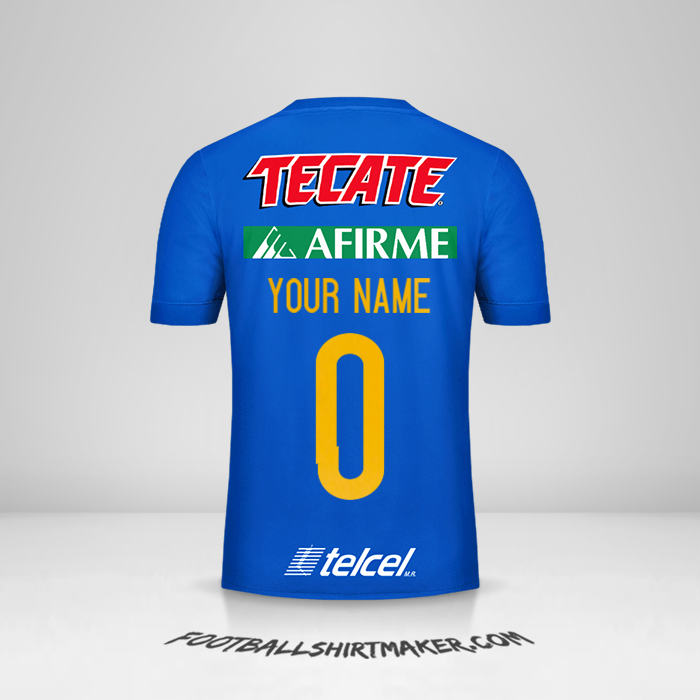 Shirt Tigres UANL 2017/18 II -  your name - 0