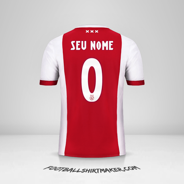 Camisa AFC Ajax 2017/18 -  seu nome - 0