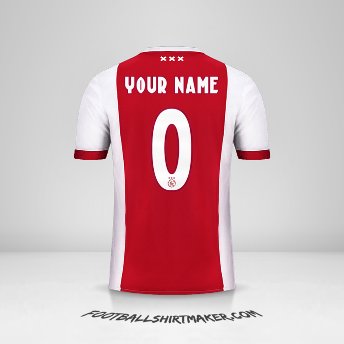 Jersey AFC Ajax 2017/18 -  your name - 0