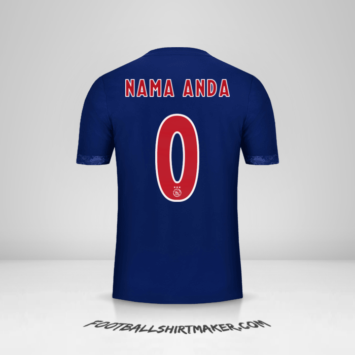 Jersey AFC Ajax 2017/18 II -  nama anda - 0