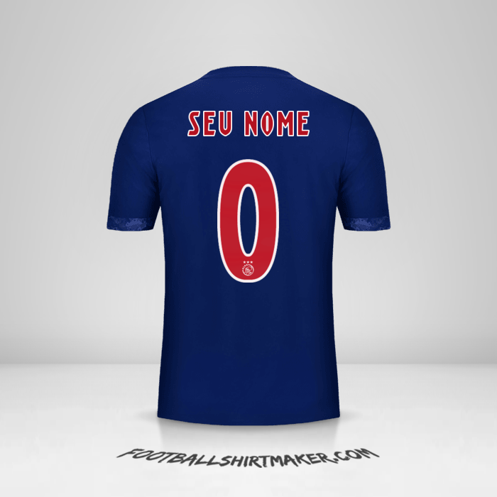 Camisa AFC Ajax 2017/18 II -  seu nome - 0