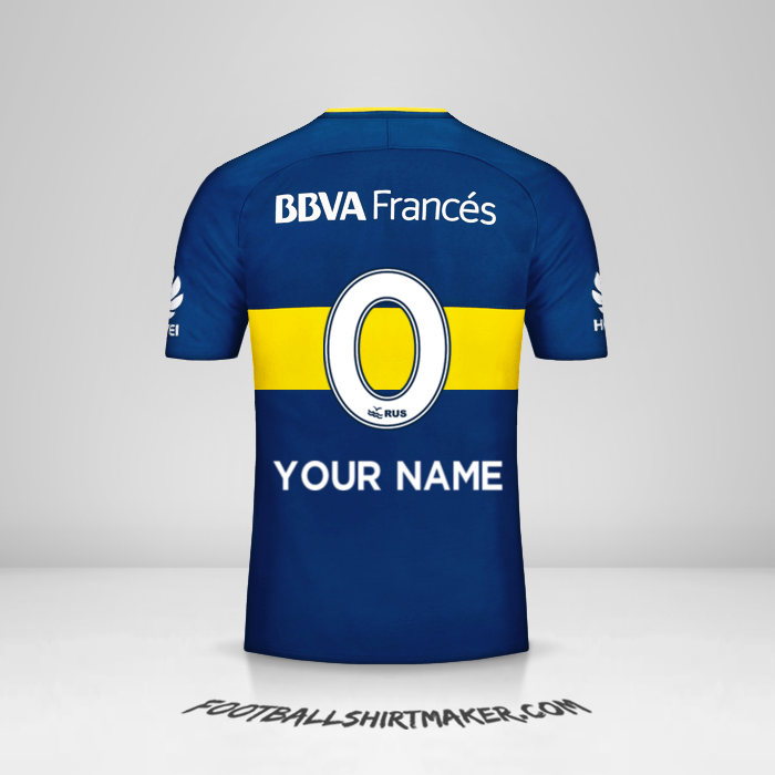 Shirt Boca Juniors 2017/18 -  your name - 0