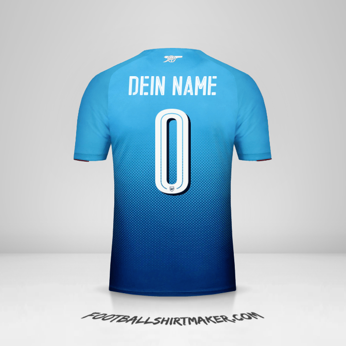 Trikot Arsenal Cup 2017/18 II -  dein name - 0
