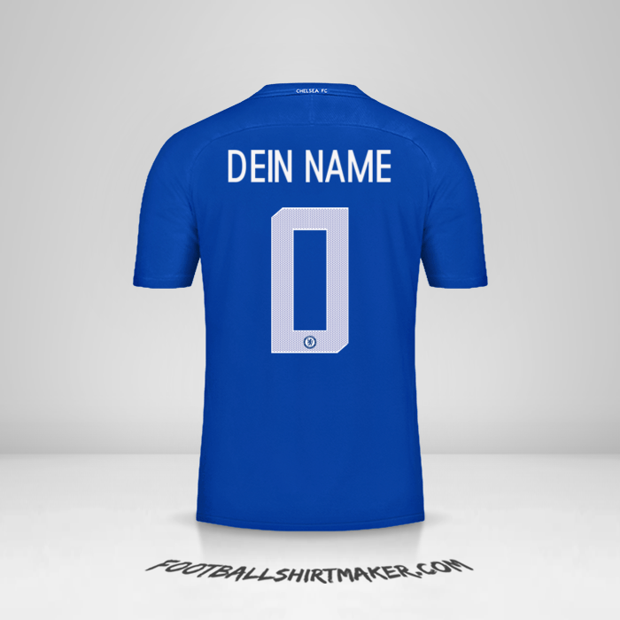 Trikot Chelsea 2017/18 Cup -  dein name - 0