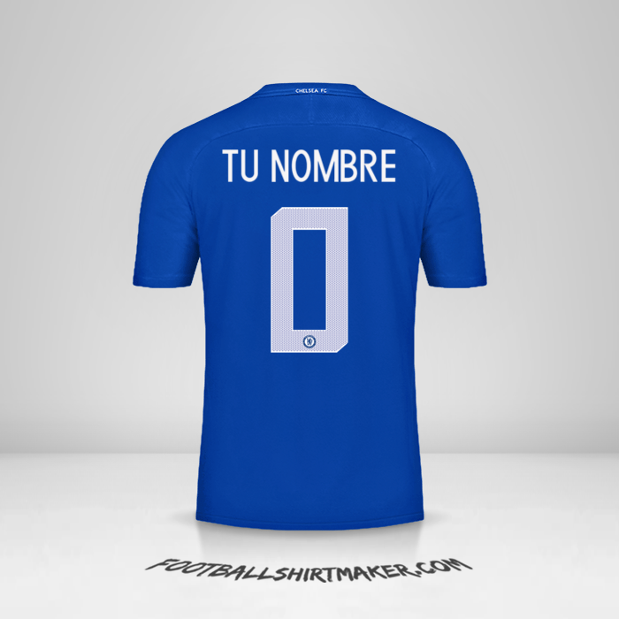Jersey Chelsea 2017/18 Cup -  tu nombre - 0