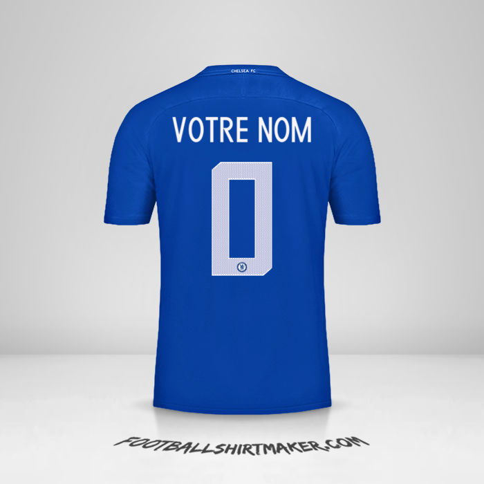 Maillot Chelsea Cup 2017/18 -  votre nom - 0