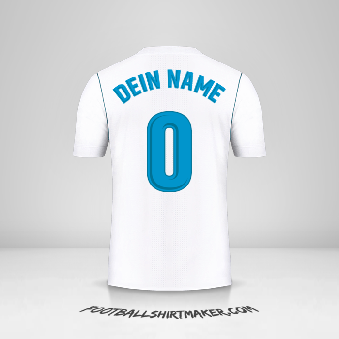Trikot Real Madrid CF 2017/18 -  dein name - 0