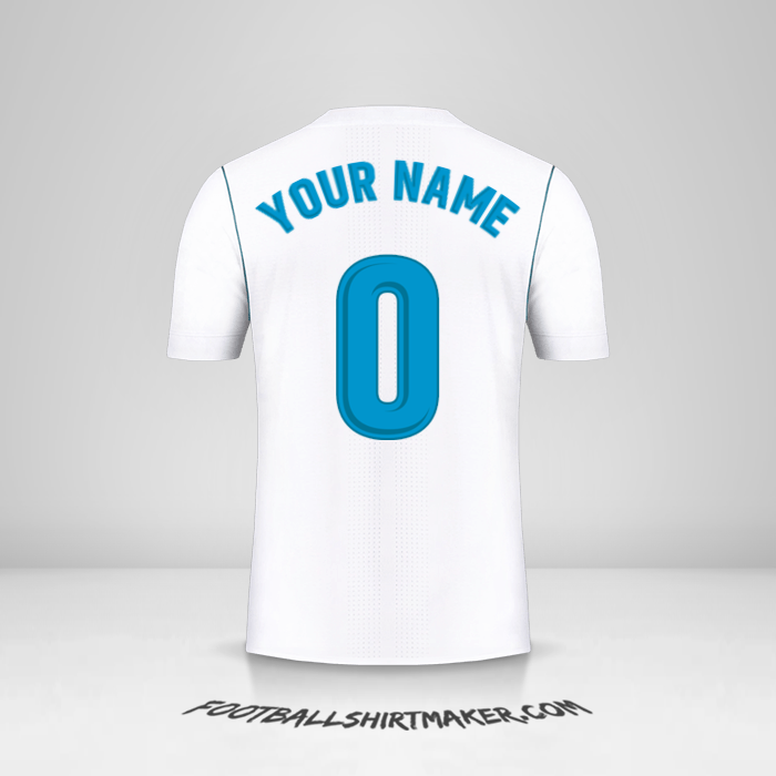 Shirt Real Madrid CF 2017/18 -  your name - 0