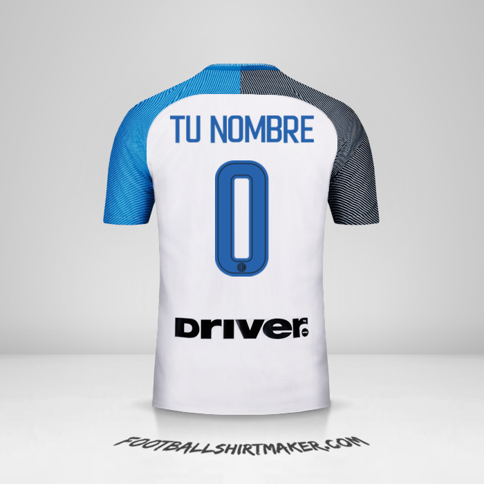 Camiseta Inter 2017/18 II -  tu nombre - 0