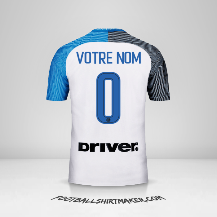 Maillot Inter 2017/18 II -  votre nom - 0