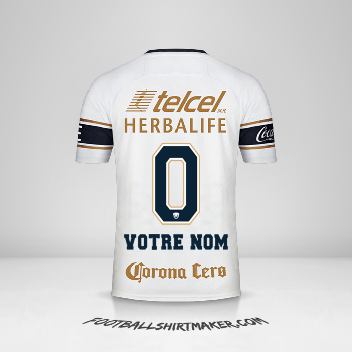 Maillot Pumas UNAM 2017/18 -  votre nom - 0