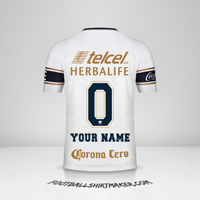 Shirt Pumas UNAM 2017/18 -  your name - 0