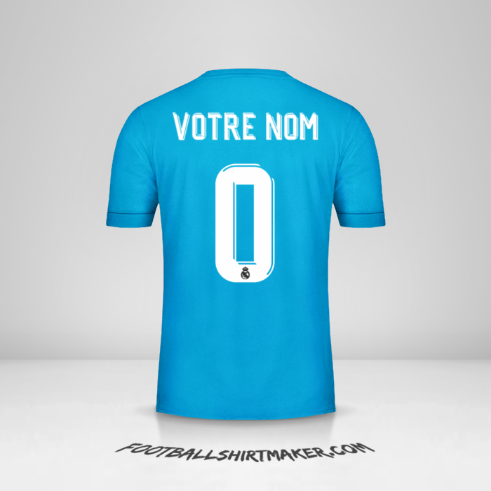 Maillot Real Madrid CF Cup 2017/18 III -  votre nom - 0