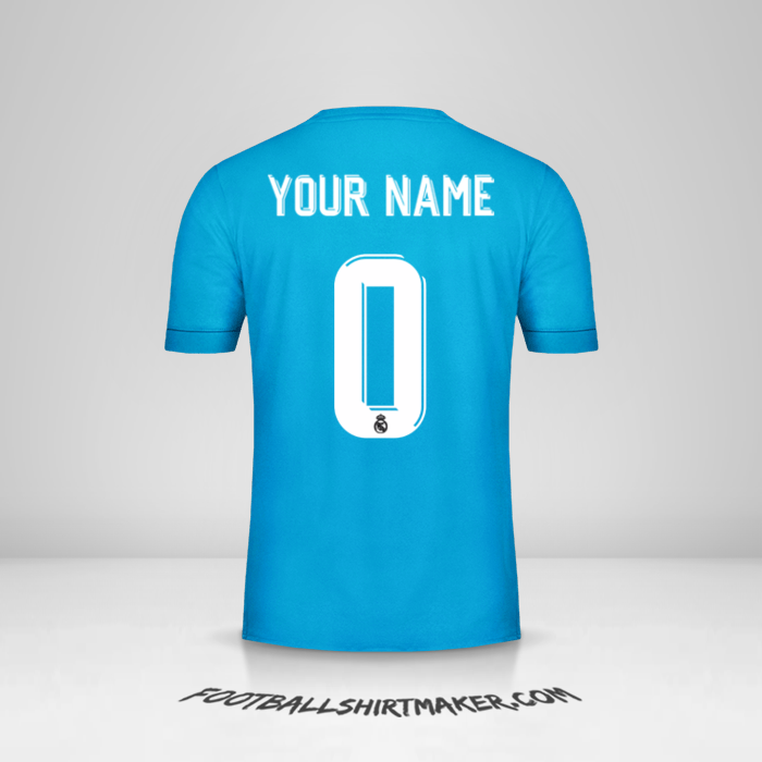Jersey Real Madrid CF Cup 2017/18 III -  your name - 0