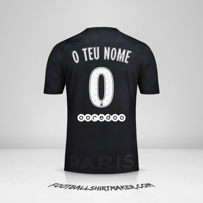 Camisola Paris Saint Germain 2017/18 III -  o teu nome - 0