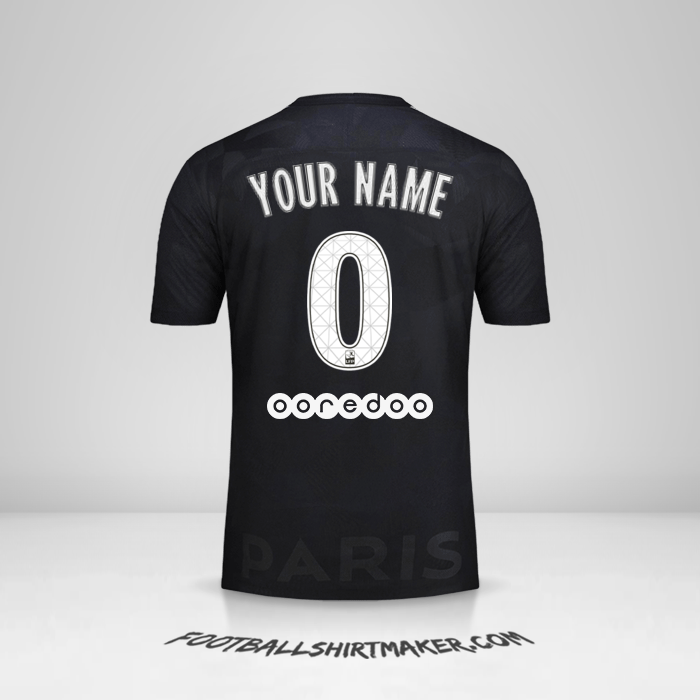 Shirt Paris Saint Germain 2017/18 III -  your name - 0