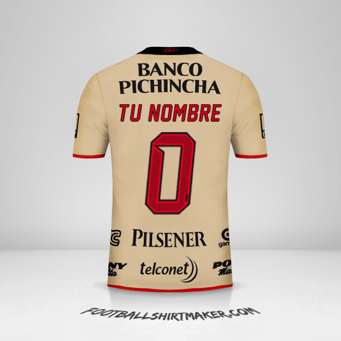 Camiseta Barcelona SC 92 Años -  tu nombre - 0