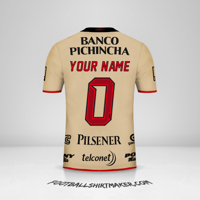 Jersey Barcelona SC 92 Años -  your name - 0