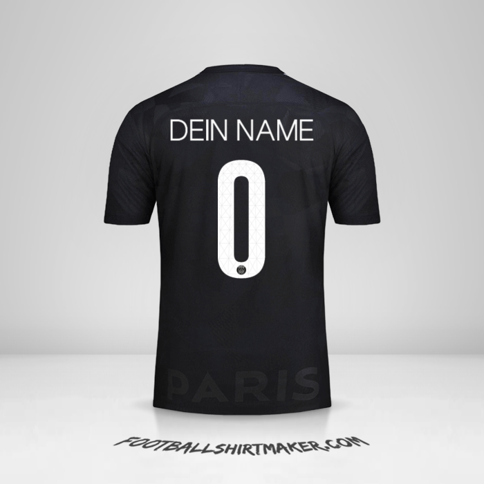 Trikot Paris Saint Germain Cup 2017/18 III -  dein name - 0