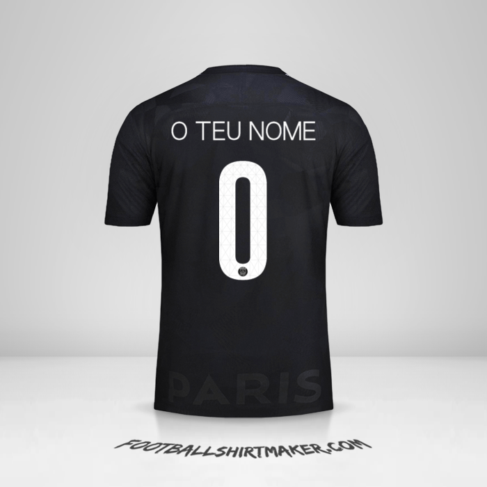 Camisola Paris Saint Germain Cup 2017/18 III -  o teu nome - 0