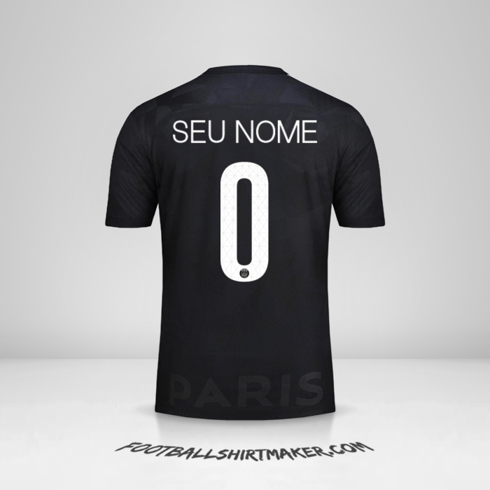 Camisa Paris Saint Germain 2017/18 Cup III -  seu nome - 0
