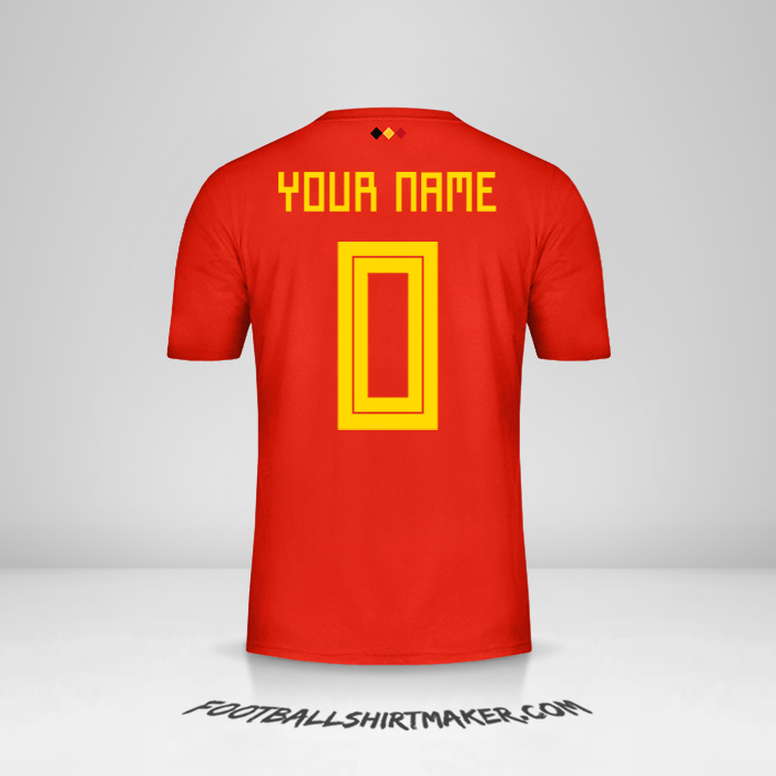 Shirt Belgium 2018 -  your name - 0