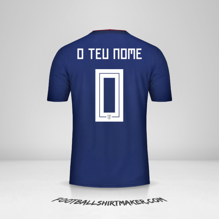 Camisola Japão 2018 -  o teu nome - 0