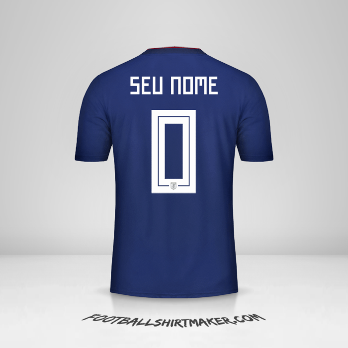Camisa Japão 2018 -  seu nome - 0